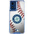 MLB Seattle Mariners Game Ball Moto G 5G (2024) Clear Case